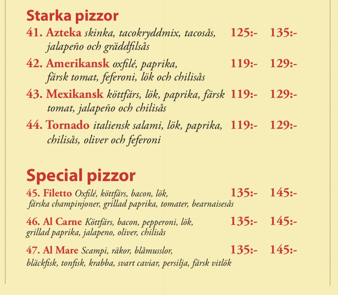 Menu Arena Pizzeria-4